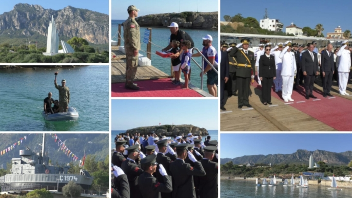 20 Temmuz Barış ve Özgürlük Bayramı...Yavuz Çıkarma Plajı'nda tören düzenlendi