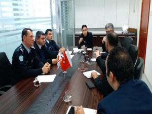 BAYBARS ERCANDA MUHACERET YETKİLİLERİYLE GÖRÜŞTÜ
