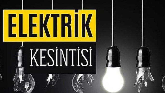 Elektrik kesintisi!