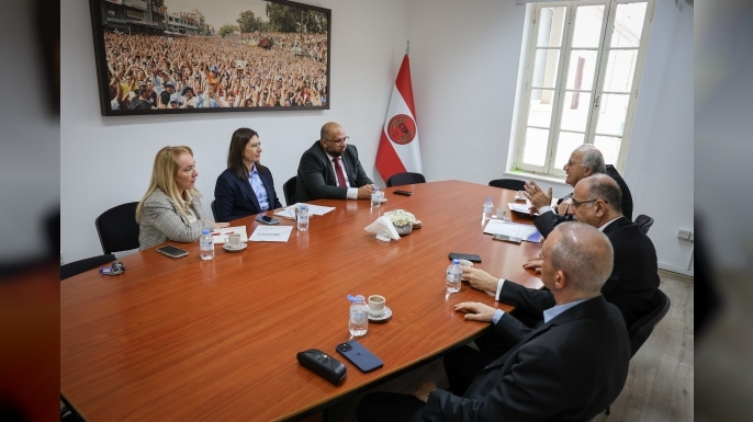 CTP Genel Başkanı İncirli, Yetkili Muhasipler ve Denetçiler Enstitüsü heyetini kabul etti