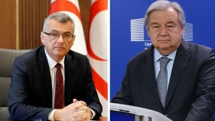 Erhürman- Guterres görüşmesi bugün saat 19.15'de...