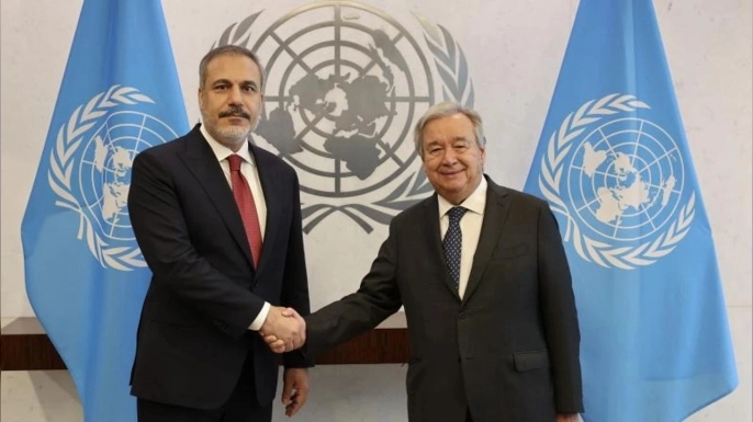 Fidan, Guterres ile telefonda görüştü... Kıbrıs konusu da ele alındı