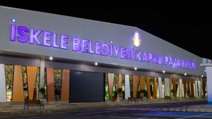 İskele Belediyesi Kapalı Pazar Yeri ve Terminal Alanı yarın açılacak