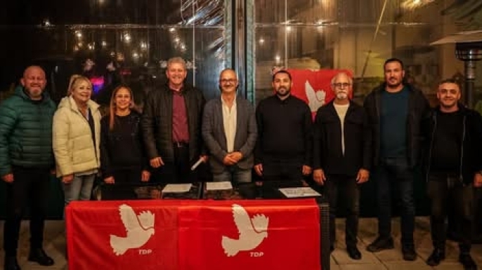 TDP Lefke İlçesi 9. Olağan Kongresi yapıldı: Karabetça yeniden başkan