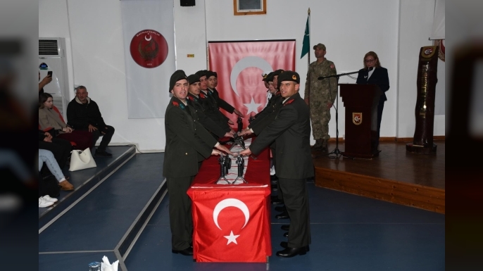 Yedek Subay Asteğmen ve Çavuş Celbi Ant İçme Töreni yapıldı