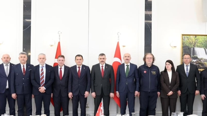İçişleri Bakanı Oğuz , Türkiye İçişleri Bakanı Çiftçi ile bir araya geldi