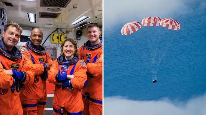Artemis II mürettebatı, 10 günlük Ay görevini tamamlayarak Dünya'ya döndü