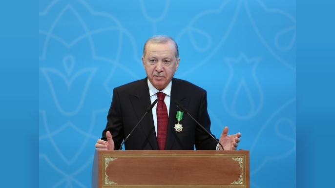 TC Cumhurbaşkanı Erdoğan, Kazakistan Cumhurbaşkanı Tokayev ile ortak basın toplantısında konuştu: