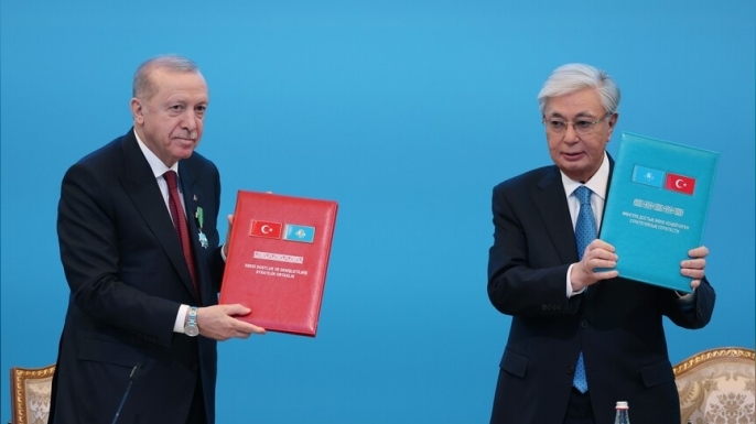 Türkiye ile Kazakistan arasında 13 anlaşma imzalandı