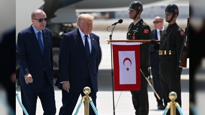 ABD Başkanı Trump Ankara’da… Trump'ı, Erdoğan karşıladı