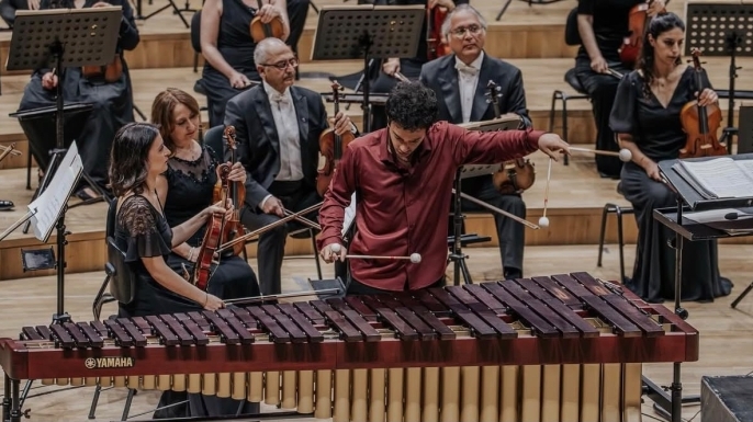 Efe Sağıroğluları Almanya’daki "Uluslararası Donaufest Marimba Yarışması”nda birincilik kazandı