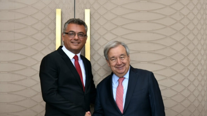 Erhürman-Guterres görüşmesi başladı