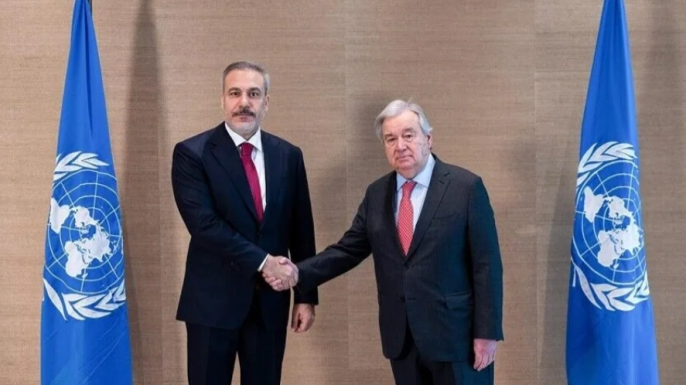 Fidan, BM Genel Sekreteri Guterres'le telefonda görüştü