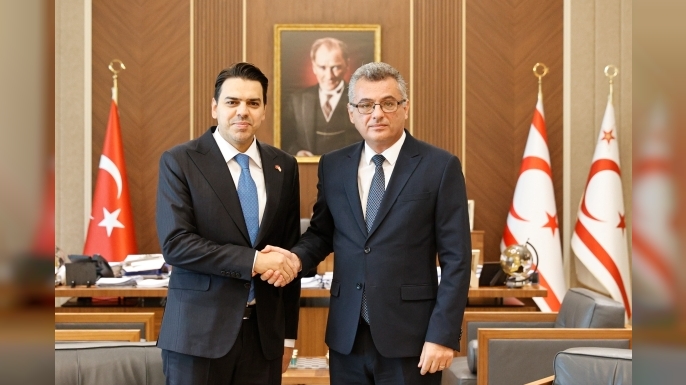 Cumhurbaşkanı Erhürman, TİKA Başkanı Eren ve beraberindeki heyeti kabul etti