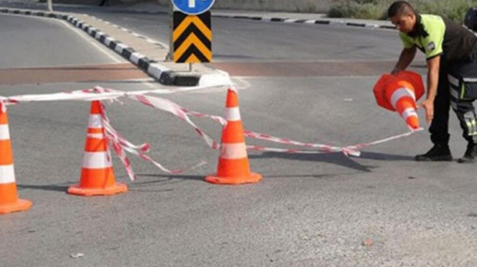 Güzelyurt-Lefke Çevre Yolu yarın 2 saat trafiğe kapatılacak