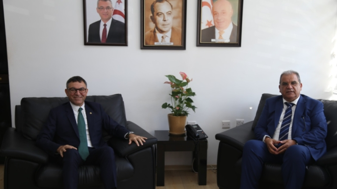 Bakan Sucuoğlu, Turkcell Genel Müdürü Küçüközdemir ve beraberindeki heyeti kabul etti