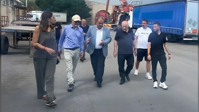 Gazimağusa Limanı’nda önümüzdeki günlerde asfalt serimine başlanacak