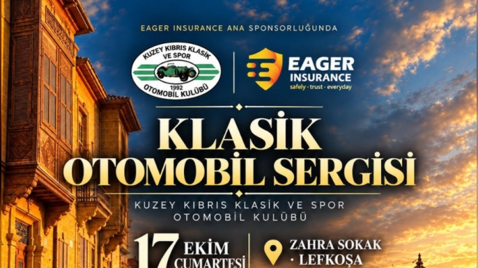 Klasik otomobiller cumartesi Zahra Sokak’ta sergilenecek