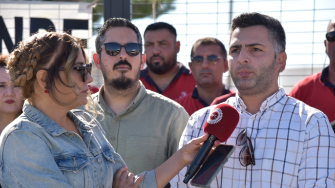 Petrol İşçileri Sendikası’nın Kıbrıs Türk Petrolleri’ndeki uyarı grevi devam ediyor