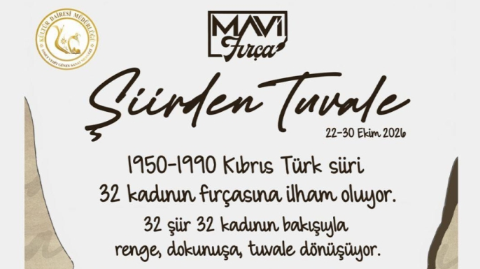 “Şiirden Tuvale” Lefkoşa’da sergilenecek