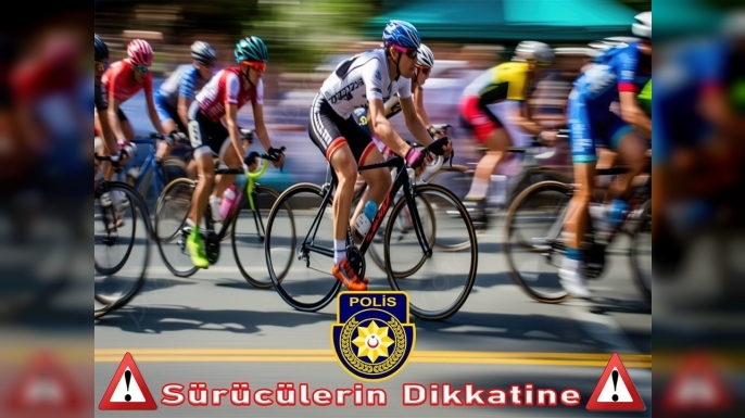 Alayköy çevre yolunda bisiklet yarışı nedeniyle 15.30-18.30 arası yol kapalı olacak