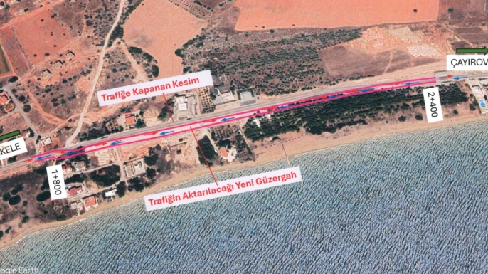 Bahçeler- Boğaz kavşakları arasındaki kesim yarından itibaren yeni yol güzergâhına aktarılacak
