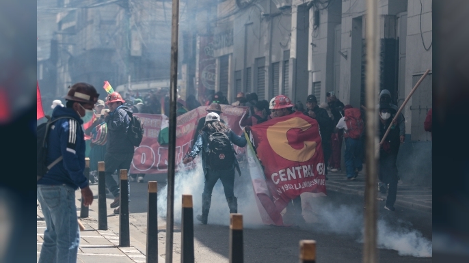 Bolivya'da hükümet karşıtı protestolarda 57 kişi gözaltına alındı
