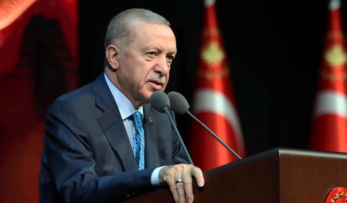 Erdoğan: Kıbrıs’ta adil çözüm için Türk dünyasına sorumluluk düşüyor