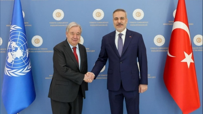 Fidan, Guterres ile telefonda görüştü