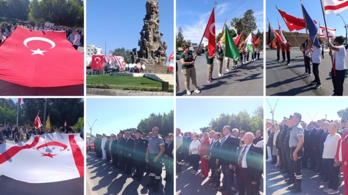Gazimağusa’da 19 Mayıs törenle kutlandı