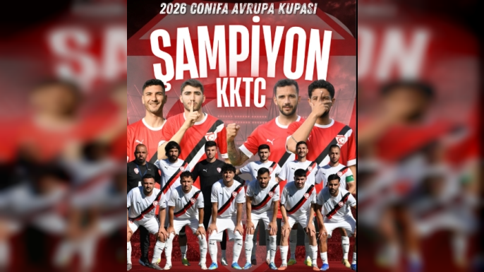 KKTC Futbol Milli Takımı Conifa Euro 2026’da şampiyon oldu