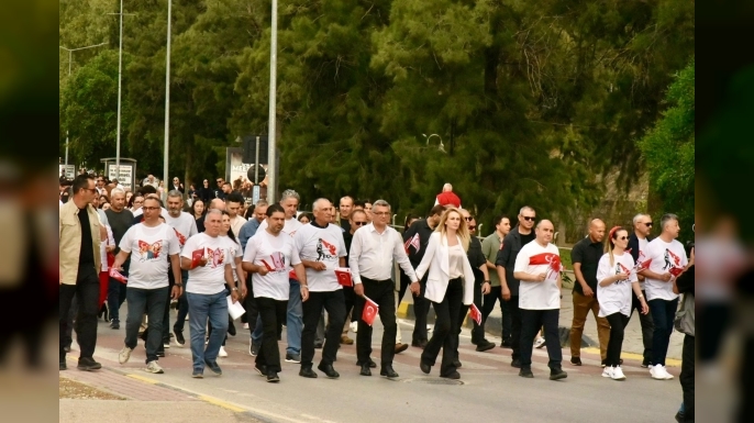 Lefkoşa’da 19 Mayıs kortej yürüyüşü yapıldı