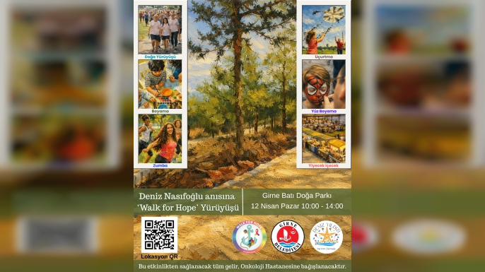 Onkoloji hastalarına destek amaçlı “Walk For Hope” etkinliği yarın Girne'de yapılacak