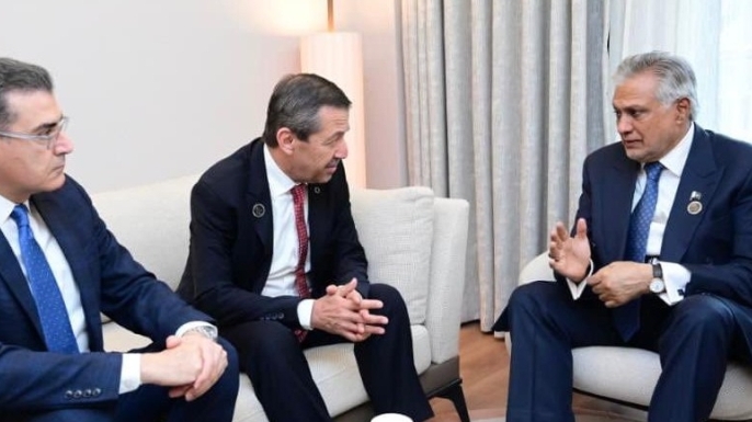 Pakistan Dışişleri Bakanlığı: “Başbakan Yardımcısı ve Dışişleri Bakanı Dar, KKTC Dışişleri Bakanı Ertuğruloğlu ile bir araya geldi”
