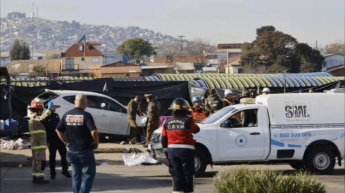 Şili'de askerin hususi aracıyla pazara dalması sonucu en az 6 kişi öldü