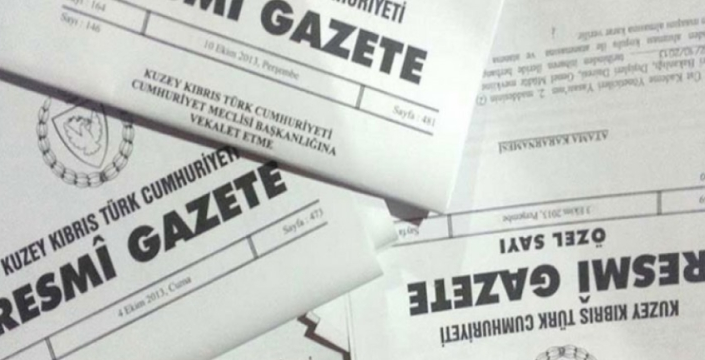 Erhan Arıklı’nın görevden alınma yazısı Erhürman tarafından da imzalanarak resmi gazetede yayınlandı