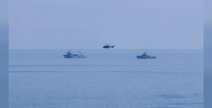 TCG Alemdar ile TCG Işın, 550 metre derinlikte robotik dalış ve taramalarını sürdürüyor