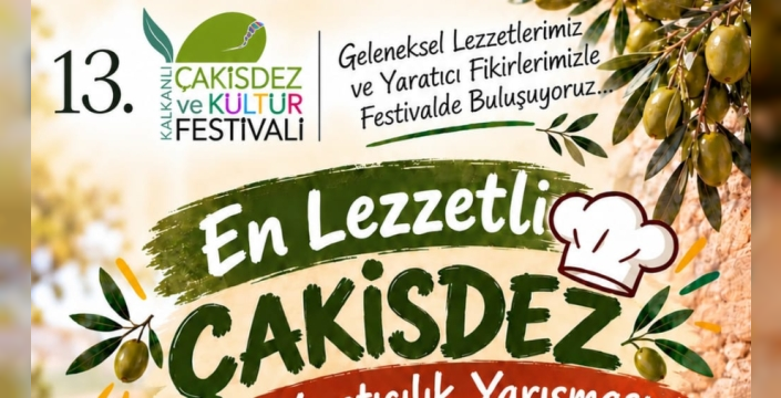 13. Kalkanlı Çakisdez ve Kültür Festivali hafta sonu yapılacak