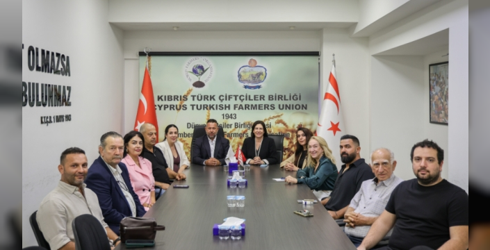 CTP, Kıbrıs Türk Çiftçiler Birliği’ni ziyaret etti… İncirli: “Planlı bir tarım politikası izleyeceğiz”