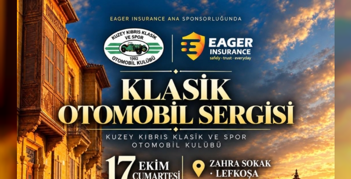Klasik otomobiller cumartesi Zahra Sokak’ta sergilenecek
