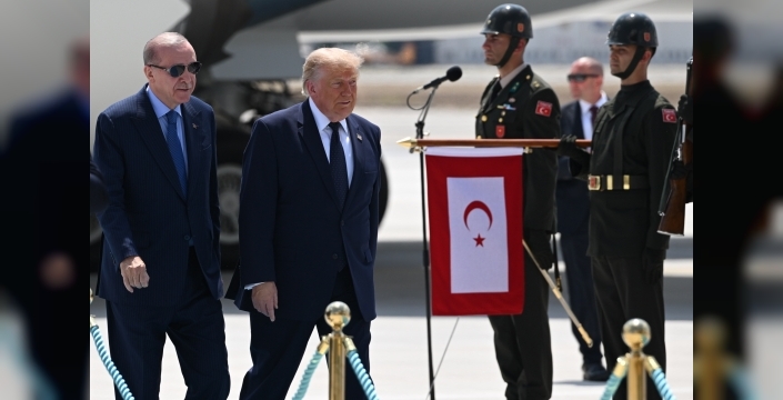 ABD Başkanı Trump Ankara’da… Trump'ı, Erdoğan karşıladı