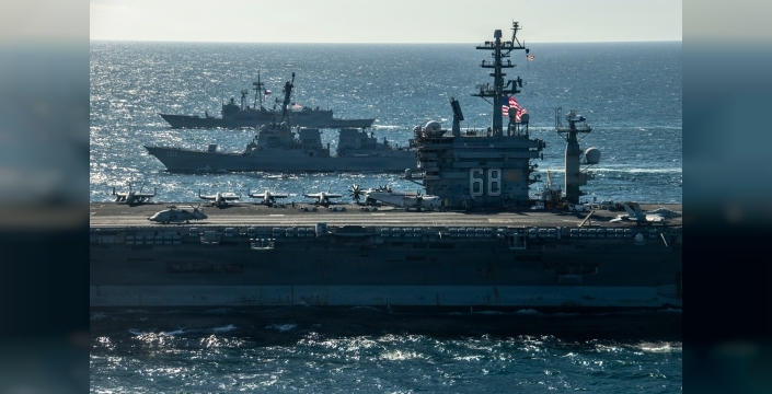 ABD, Küba ile gerilim devam ederken USS Nimitz uçak gemisini Karayipler'e konuşlandırdı