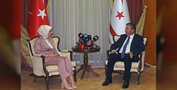 Başbakan Üstel, Türkiye Aile Bakanı Göktaş’ı kabul etti