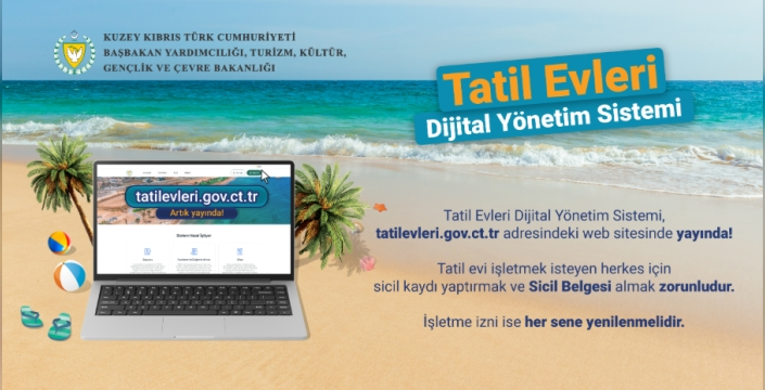 Başbakan Yardımcılığı, Turizm, Kültür, Gençlik ve Çevre Bakanlığı: “Tatil evleri için dijital dönem başladı”