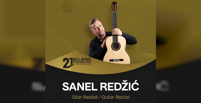 Bellapais İlkbahar Müzik Festivali’nde yarın akşam gitar virtüözü Sanel Redzic yer alacak