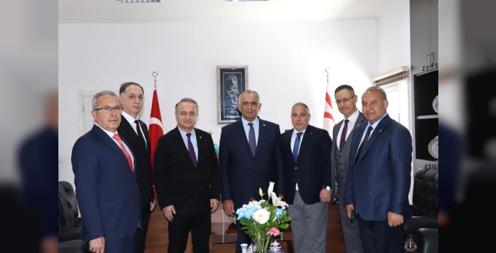 Çavuşoğlu, TED Genel Başkanı Pehlivanoğlu ile görüştü