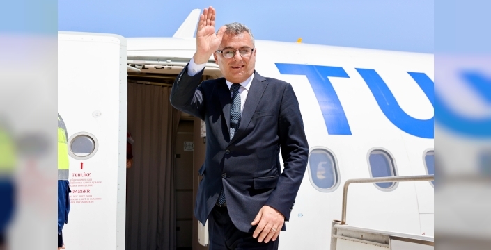 Erhürman Antalya Diplomasi Forumu’na katılmak üzere Türkiye'ye gitti