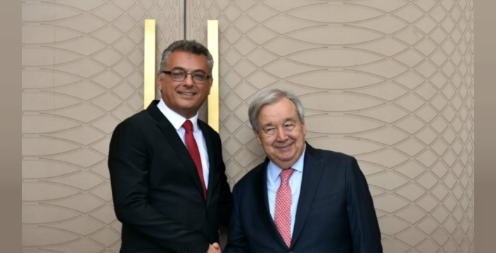 Erhürman-Guterres görüşmesi başladı