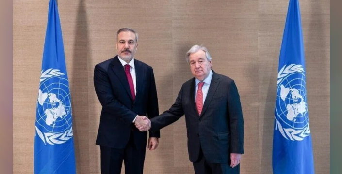 Fidan, BM Genel Sekreteri Guterres'le telefonda görüştü