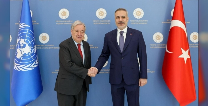 Fidan, Guterres ile telefonda görüştü